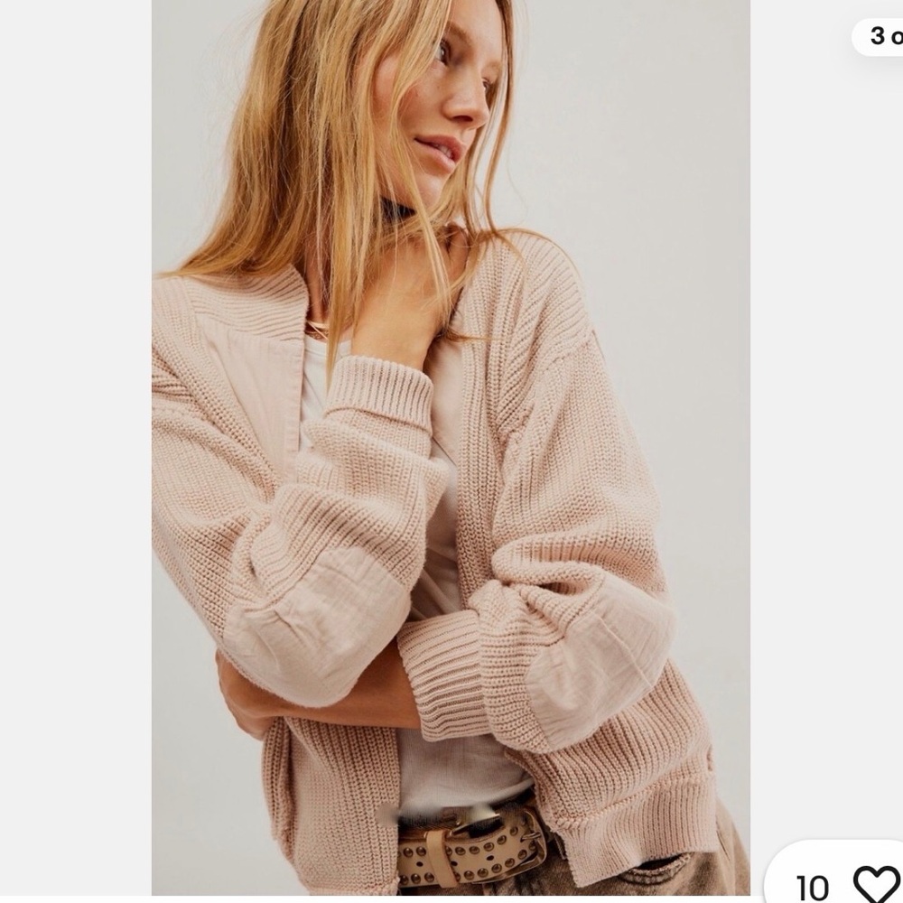 We The Free Light Pink Open Cardigan - Picture 6 of 6